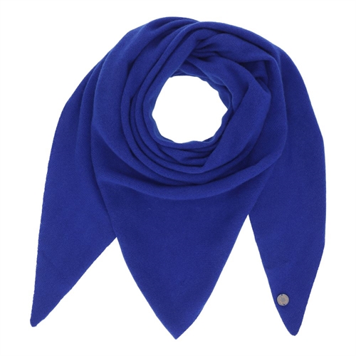 BETA STUDIOS TRIANGLE SCARF AZURE BLUE
